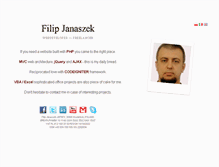 Tablet Screenshot of janaszek.info